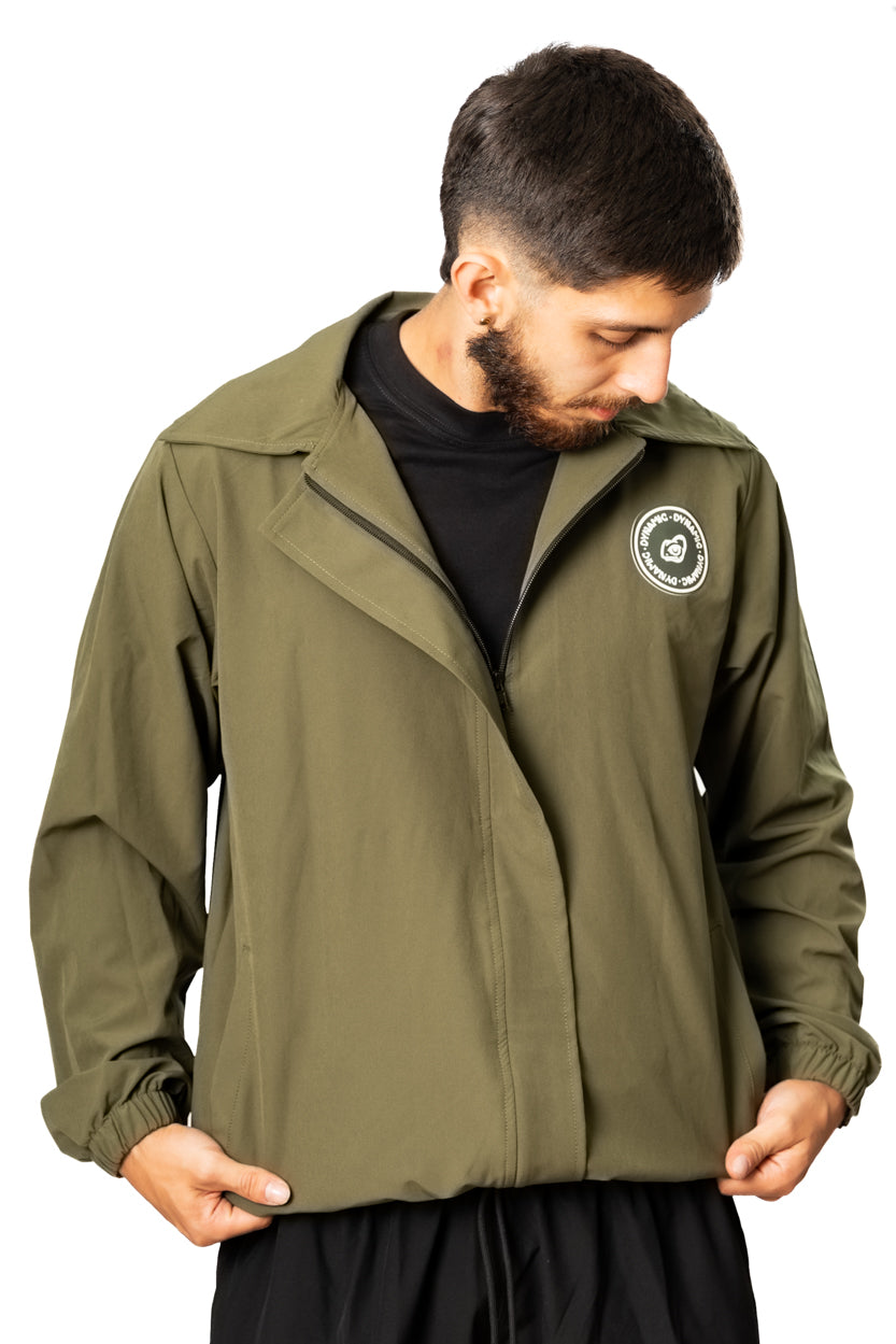 Chaqueta Verde Militar Hombre