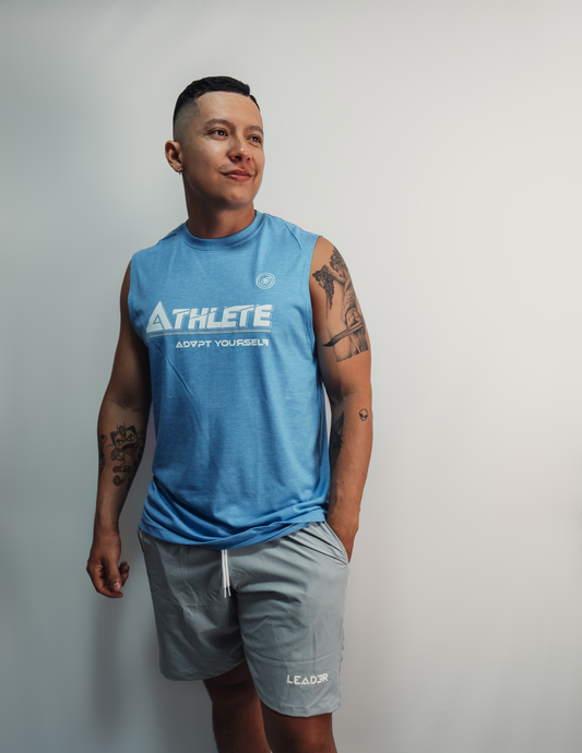 Camiseta sin mangas LEADER ATHLETE - Celeste Jasped