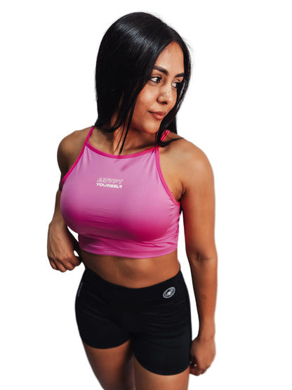 Croptank Tiras - Fucsia