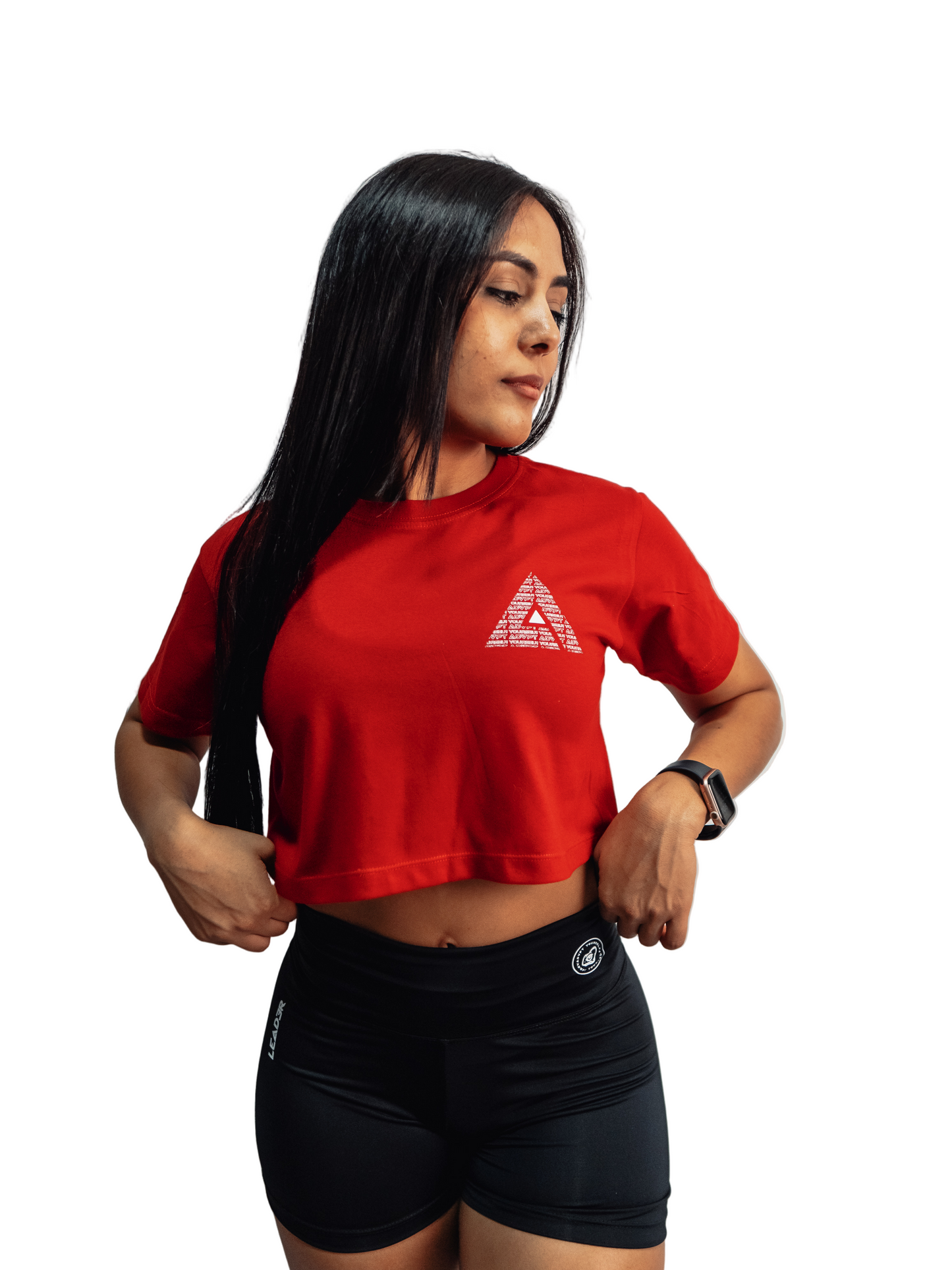 Camiseta Croptop AyS - Rojo