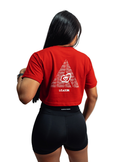 Camiseta Croptop AyS - Rojo