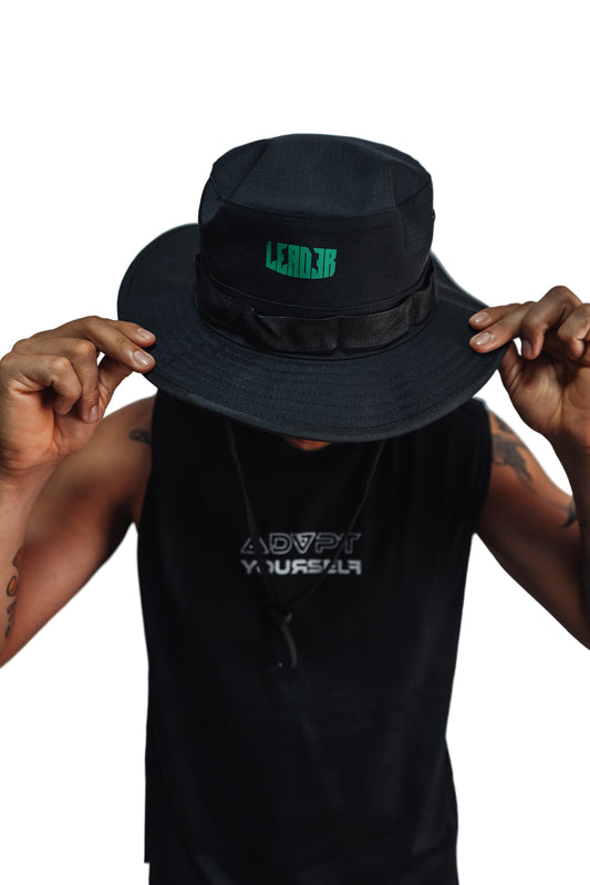Gorro LEADER - Negro/Verde