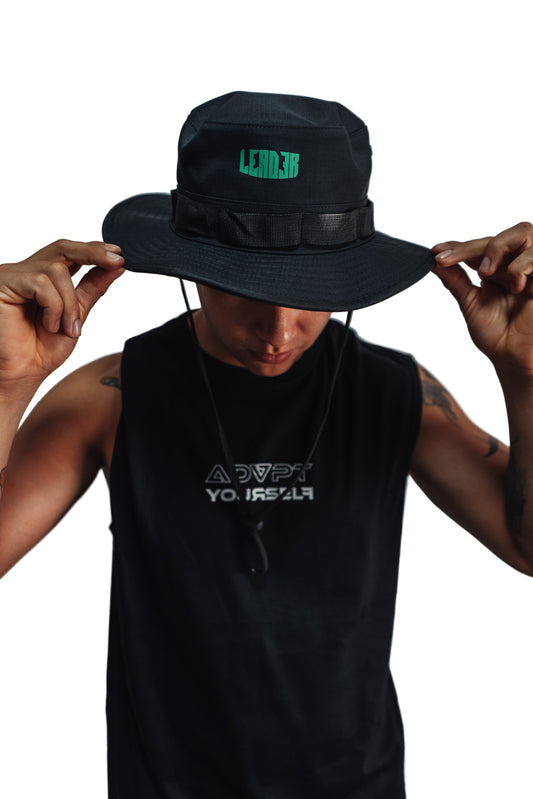 Gorro LEADER - Negro/Verde