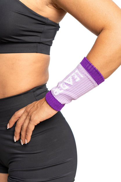 WRISTBAND (muñequeras de sudor) LILA CLARO