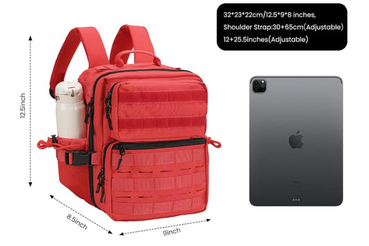 MORRAL MINI ROJO TACTICO 9L