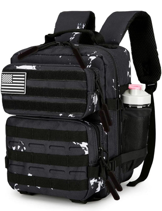 MORRAL MINI NEGRO MARMOL TACTICO 9L