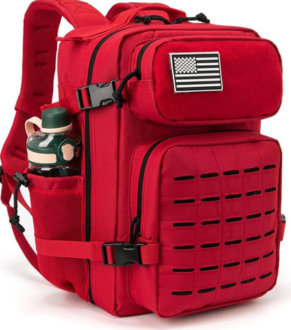 MORRAL ROJO TACTICO 25L