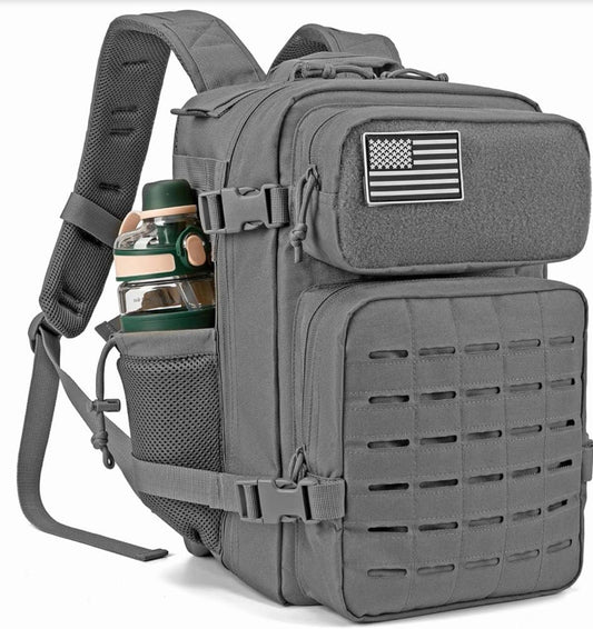 MORRAL GRIS TACTICO 25L