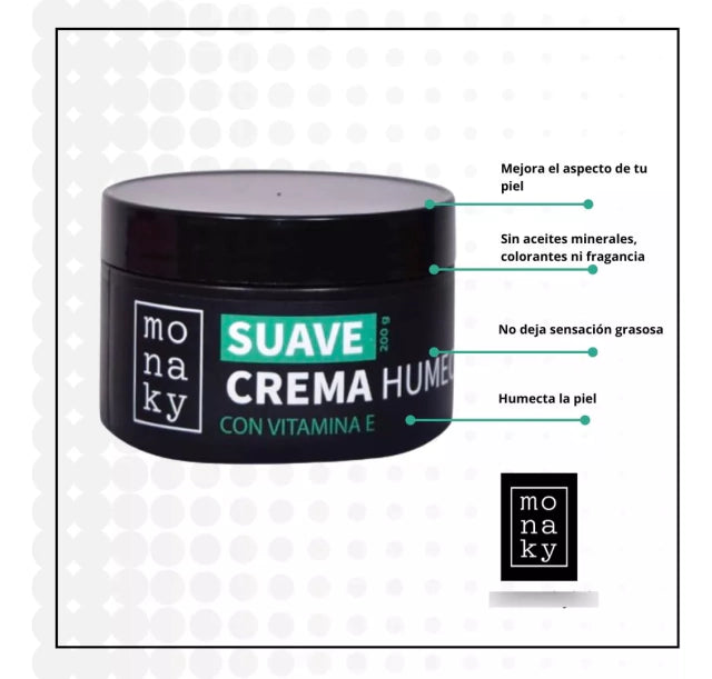 CREMA HUMECTANTE MONAKY 200 mg